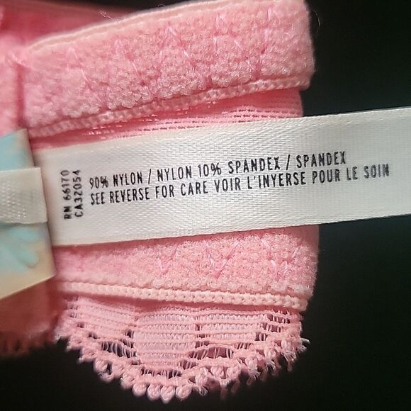 Intimately Free People XS Galloon Lace Halter Bra Bralette Pink Boho Halter Sexy - Picture 6 of 7